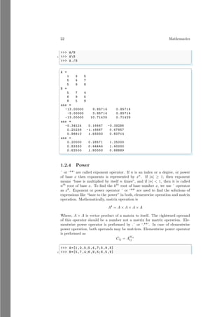 Notes for GNU Octave - Numerical Programming - for Students 01 of 02 by ...