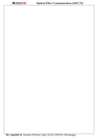 Notes on optical fiber communication unit7