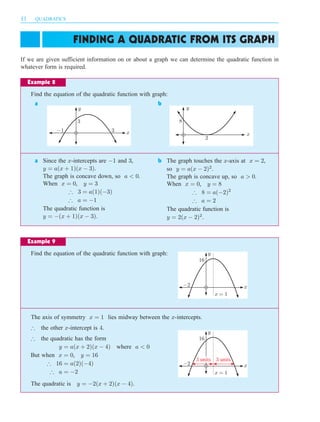notes on quadratics functions with solutions.pdf