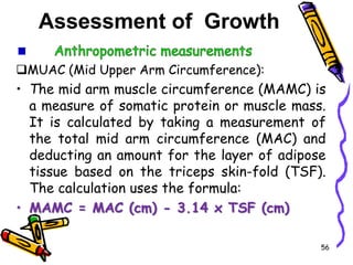 Muac Formula Notes on unit 02 - growth & development introduction | PPTX