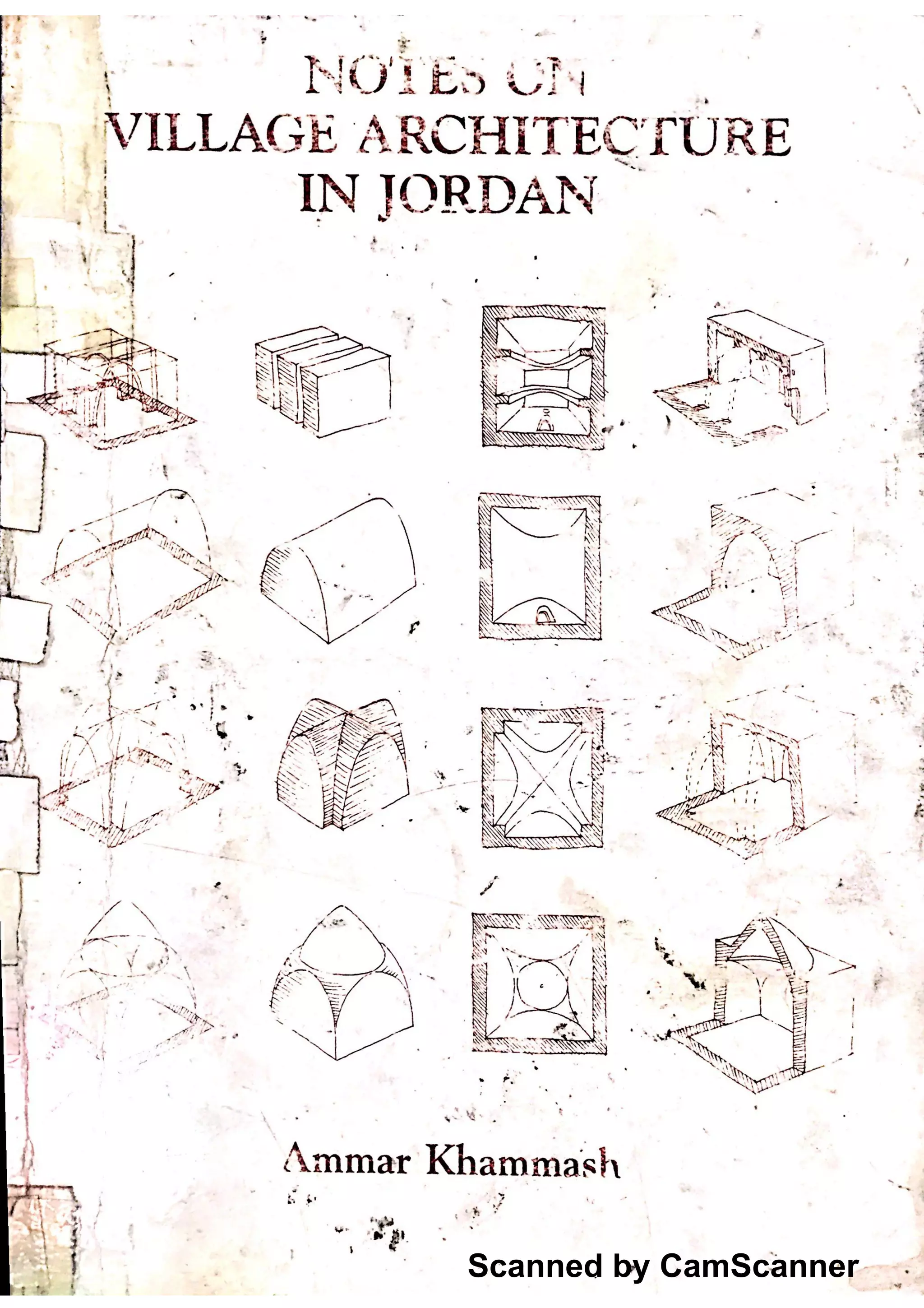Architectural Visual Notes.pdf Notes on village architecture in Jordan | PDF