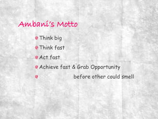 Think big
Think fast
Act fast
Achieve fast & Grab Opportunity
before other could smell
 