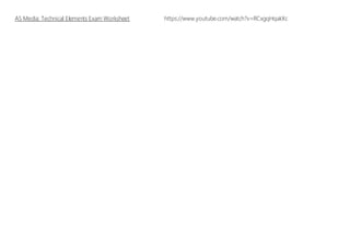 Notes sheet for unseen exam clips | DOCX