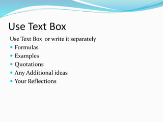 Notes taking skills | PPT
