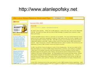 http://www.alanlepofsky.net
 