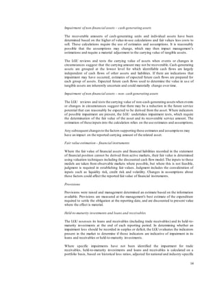 Notes to financial satements | DOCX