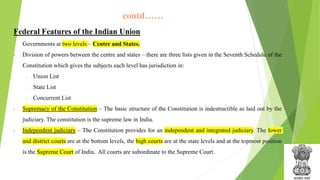 Detailed UNIT 1 NOTES OF CONSTITUTION OF INDIA | PDF