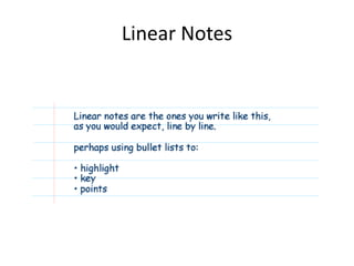 Note taking group a | PPT