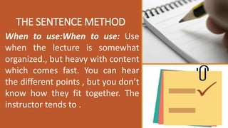 NOTETAKING (Developmental Reading) | PPTX