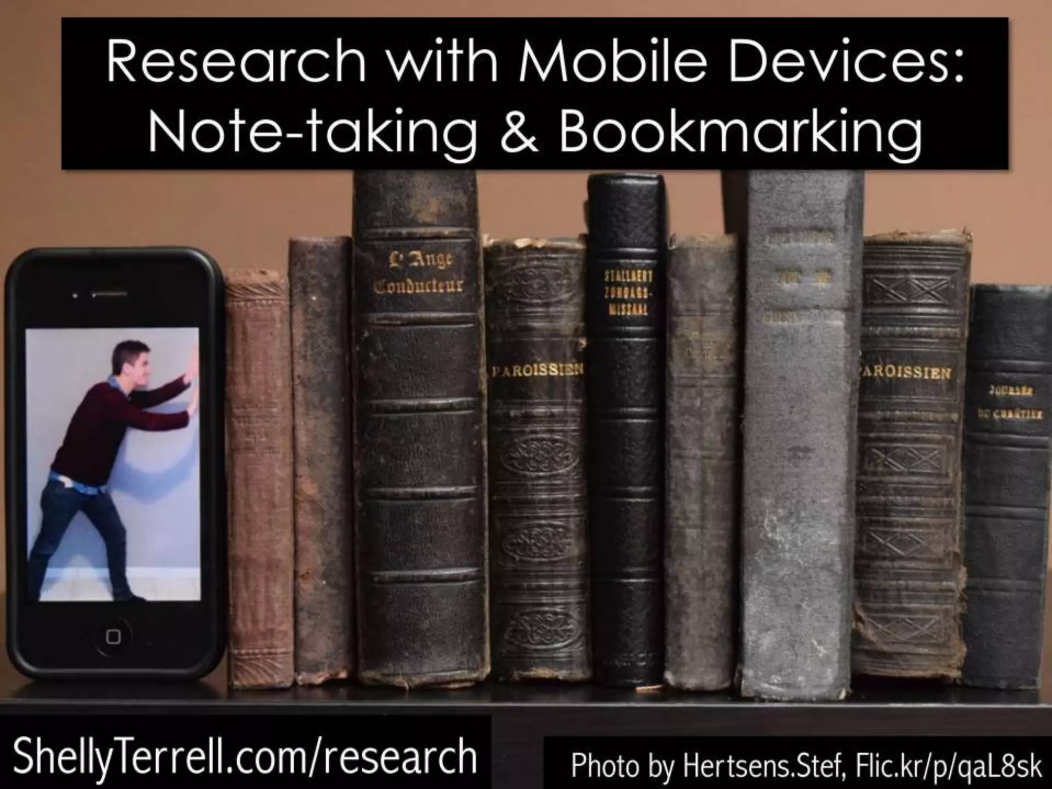 Mobile Research: Notetaking and Bookmarking