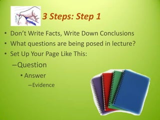 Learning 101: Note Taking | PPTX