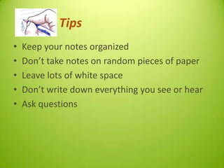Learning 101: Note Taking | PPTX