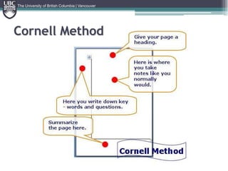 The University of British Columbia | VancouverCornell Method  