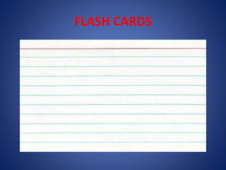 FLASH CARDS
 