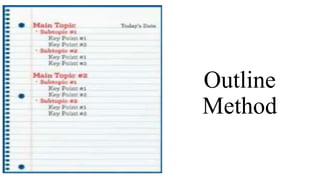 Note taking techniques | PPTX