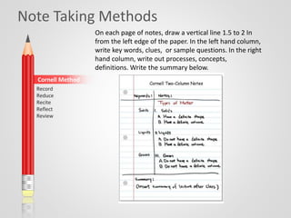 Note taking tony coloma | PPTX