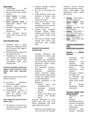 kedudukan yang strategic –menghubungkan perdagangan dunia sebelah barat dengan dunia sebelah timur