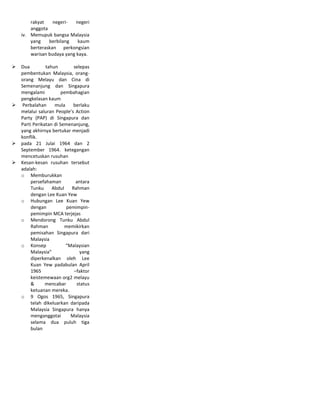 Faktor Politik dan Pentadbiran