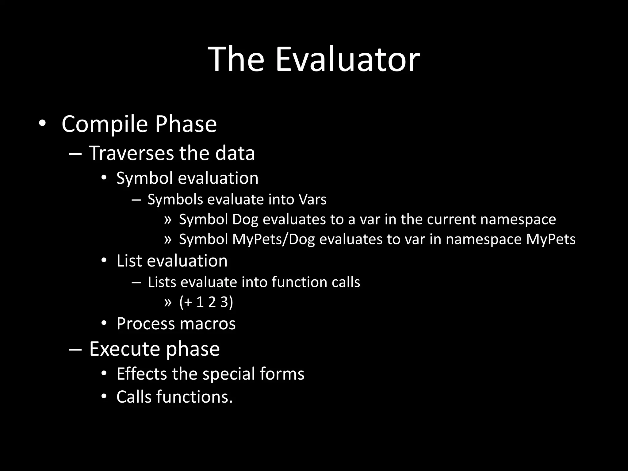Equality Vs IdentityEqualityTwo objects are equalTwo cylinders maybe equal if their volumes are equalIdentityTwo pointers to the same objectClojure favours equality :-O.