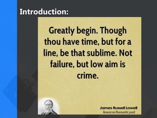 Not failure but low aim is crime. ppt (2) | PPTX