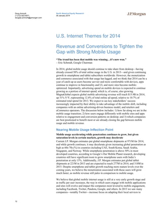 J.P. Morgan 研究報告-Nothing but net 2014 global internet
