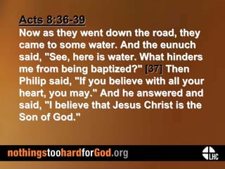 Nothing's Too Hard for God - A Marking Point