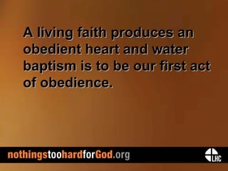 Nothing's Too Hard for God - A Marking Point