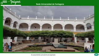 El conocimiento como forma de expresión 21
Sede Universidad de Cartagena
 