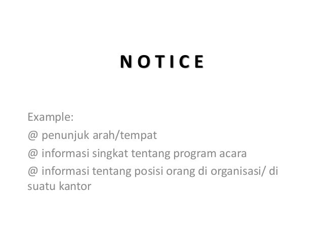 NOTICE, CAUTION, WARNING