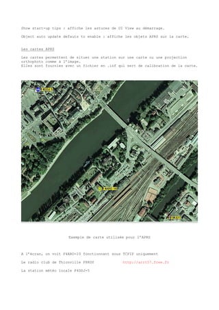 Notice explicative UI-View 32 APRS | PDF