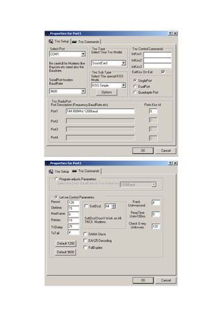 Notice explicative UI-View 32 APRS | PDF