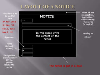 Notice Format Computer Center notice3.ppt