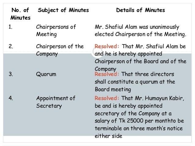notice agenda minutes