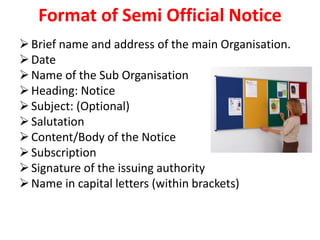 Notice and Letter writng for Secondary School students by M Prahallada ...