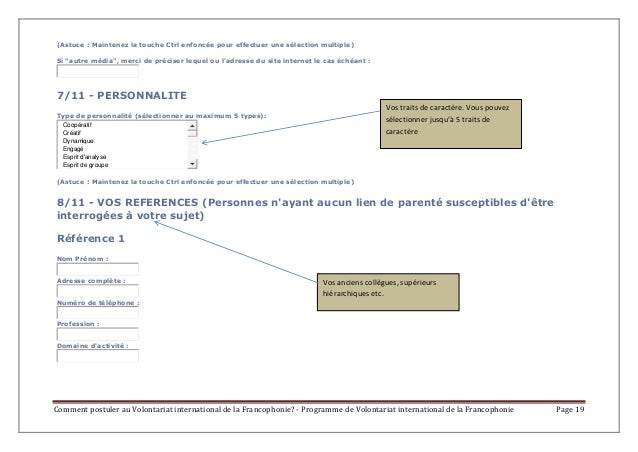 Comment postuler au volontariat international de la 