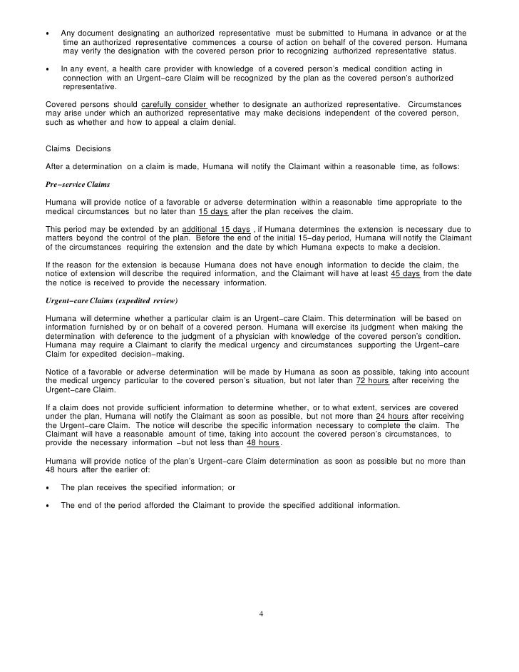notice this is an electronic representation of a document originally humana corrected claim form