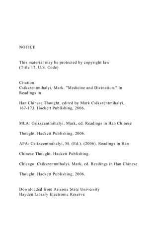 ucsc all rights reserved. no part of this material may... NOTICE This material may be protected by copyright la.docx