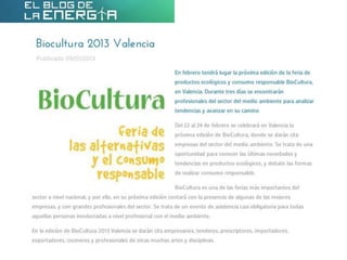Biocultura 2013 Valencia