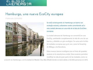 Hamburgo, una nueva EcoCity europea