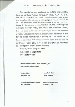 Noticia crime memorial