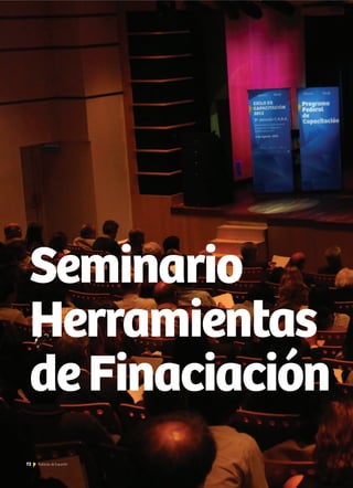 72 Noticias de ExportAr72 Noticias de ExportAr72 Noticias de ExportAr72 Noticias de ExportAr
Seminario
Herramientas
deFinaciación
 