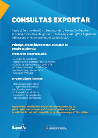71Noticias de ExportAr
 