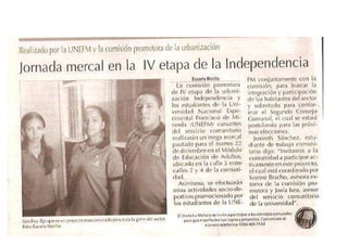 Noticias SC. Educación. Independencia.
