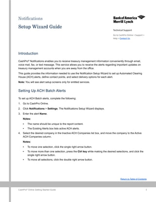 Notification - Bank of America | PDF