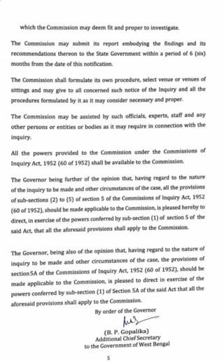 Notification inquiry-commission-397345 | PDF