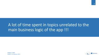 MOBILE CAMP
ROMA, 12 Febbraio 2015
5
 