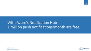 MOBILE CAMP
ROMA, 12 Febbraio 2015
8
 