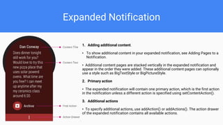 Android Notifications in Android Nougat 7.0 | PPTX