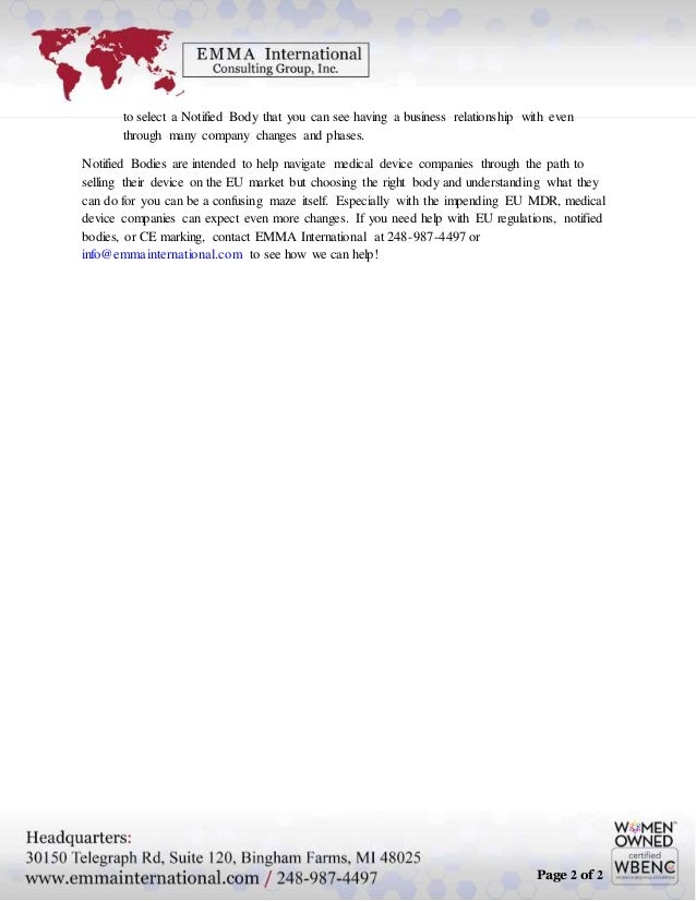 What is a Notified Body?