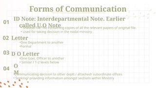 U.o Note Noting and Drafting in central government.pptx